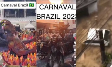 Viral! Habis Gelar Karnaval Nuansa Satanic, Brasil Kena Banjir Bandang