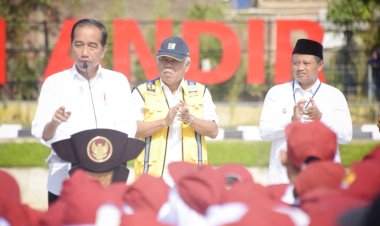 Didampingi Wagub Jabar, Presiden Resmikan Sejumlah Infrastruktur di Bandung