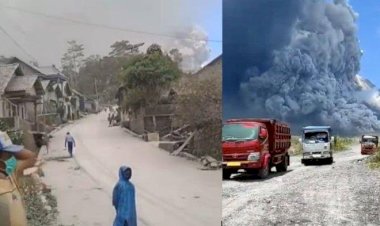 Gunung Merapi Erupsi, Warga Diimbau Tetap Waspada