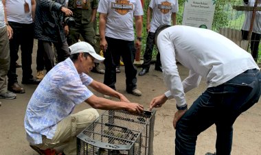 UPTD Tahura Juanda Lepasliarkan 60 Rkor Burung