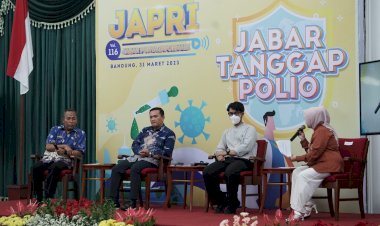 Vaksinasi Polio di Jawa Barat Dilakukan Dua Tahap