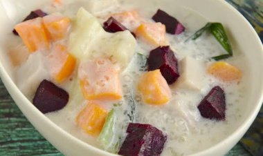 Resep Bubur Ubi Campur yang Padat Gurih  Unuk Takjil Buka Puasa