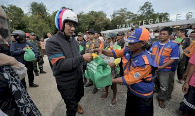 1,4 Juta Rantang Makanan Dibagikan kepada Warga Tak Mampu
