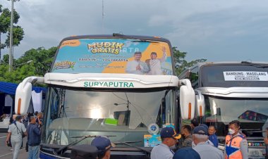 Mudik Gratis 2023, Jasa Raharja Jabar Berangkatkan 250 Pemudik