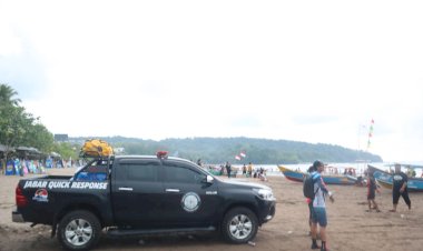 Minimalisir Angka Korban Kecelakaan Wisatawan, JQR Lakukan Pemantauan di Objek Wisata Pantai dan Gunung di Jawa Barat