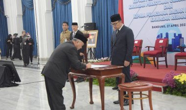 Ini Pesan Ridwan Kamil untuk Kepala Badan Pengelola Kawasan Perkotaan Cekungan Bandung dan Kepala BP Kawasan Metropolitan Rebana