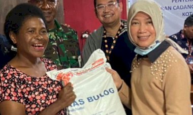 422 Ribu Kepala Keluarga di Papua Terima Bantuan Pangan Cadangan Beras