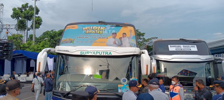 Mudik Gratis 2023, Jasa Raharja Jabar Berangkatkan 250 Pemudik