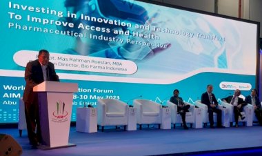 Bio Farma Bicara Inovasi dan Bagikan Ilmu Hadapi Pandemi Covid-19 di AIM Global 2023