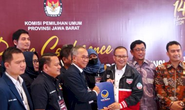 Daftar ke KPU, NasDem Jabar Bidik 15 Kursi Caleg
