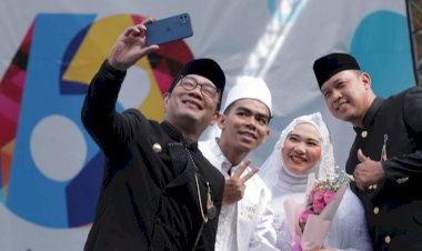 300 Pasangan Ikuti Nikah Massal Gratis di Bekasi