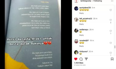 Puisi Natasha Rizky yang Diduga untuk Desta Bikin Netizen Nangis Bawang