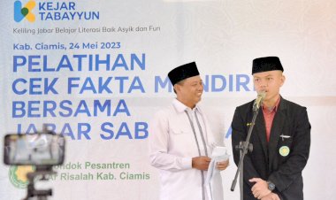 Cegah Sisi Negatif Dunia Digital, Santri di Ciamis Dapat Wawasan Cek Fakta Mandiri