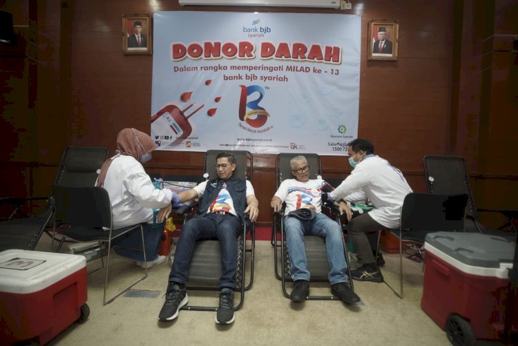 Milad ke-13, bank bjb syariah Gelar  Khitanan Massal dan Donor Darah