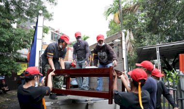 Daop 2 Bandung Tertibkan 3 Rumah Perusahaan di Jalan Taman Cibunut Bandung