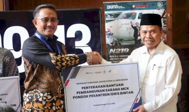 PTDI Bangun Sarana MCK di Tanjung Pinang