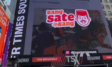 Warung Sate Bandung Mejeng di Billboard Times Square New York