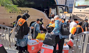 Kloter Pertama Jamaah Haji dari Garut - Cianjur Pulang ke Tanah Air
