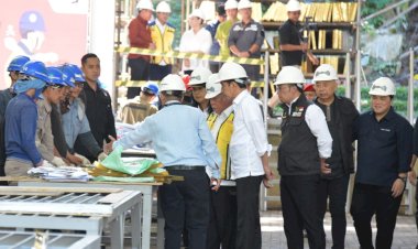 Jokowi Cek Langsung Progres Pembuatan Patung Garuda Istana Kepresidenan