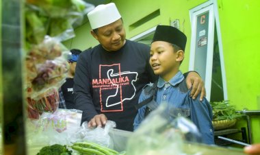 Temui Anak  Pedagang Sayuran, Uu Ruzhanul: Ajarkan Kita Kemandirian dan Kerja Keras