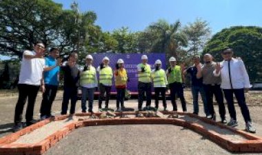 Pasca Launching Tujuh Produk, PT INTI  Ground Breaking Mini Soccer INTI Sport Hub