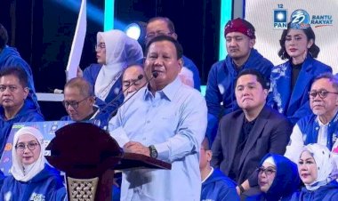 Hadiri HUT PAN, Prabowo Bilang Begini