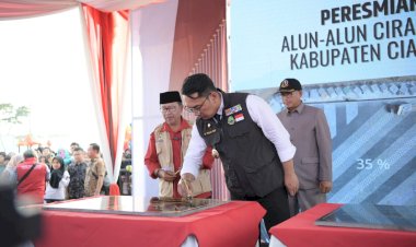 Gubernur Ridwan Kamil Resmikan Tiga Proyek di Cianjur
