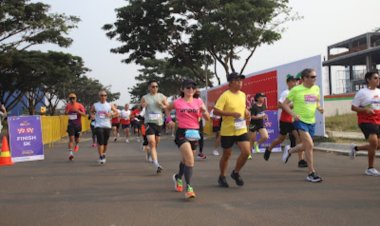 Ribuan Peserta Ikuti KBP City Run 2023