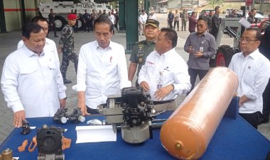 Jokowi Optimis Pindad Masuk 50 Besar Industri Pertahanan Dunia