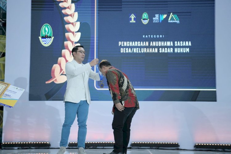 Jabar Terbanyak Penyumbang Desa Sadar Hukum se-Indonesia
