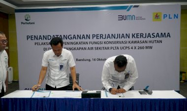 PLN UIP JBT dan Perhutani Sepakat Kerjasama Konservasi Hutan di Sekitar PLTA Cisokan