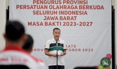 Pelantikan Pordasi Jabar, Bey Machmudin: Olahraga Berkuda Berpotensi Besar Majukan Sport Tourism