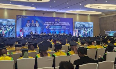 Lantunan Doa untuk Palestina Terpancar dari Para Wisudawan Unjani