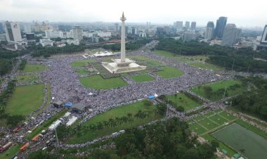 Tokoh Nasional Hingga Artis Ikuti Aksi Damai Bela Palestina di Monas Jakarta
