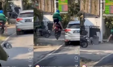Netizen : Rental Nangis Lihat Cara Bule Ini Pakai Motor