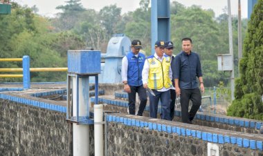 Tinjau Bendung Barugbug, Bey: 18 Perusahaan Ditindak Tegas