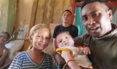 Viral Pasutri Asli Maluku Lahirkan Tiga Anak Berwajah Bule