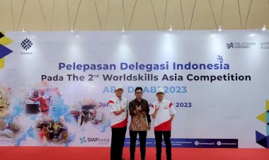 Mahasiswa Unikom Sabet Medali Emas World Skills Asia 2023 di Abu Dhabi