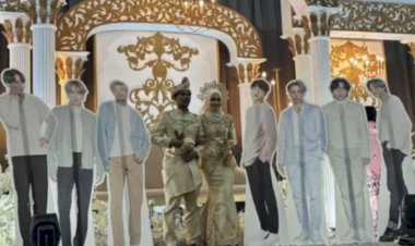 Viral, Pengantin Ini 'Hadirkan' Grup K-pop BTS