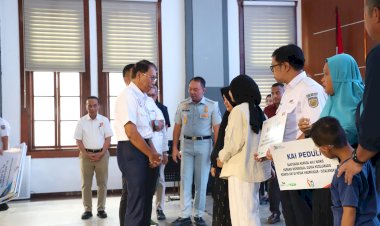 Korban Kecelakaan KA di Cicalengka Dapat Santunan