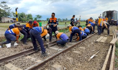Double Track Stasiun Haurpugur Dibangun Tahun Ini