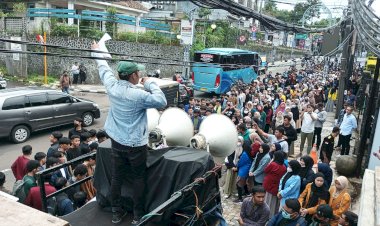 Kawal Suara Rakyat, Ratusan Mahasiswa Jabar Sampaikan Pesan untuk Prabowo-Gibran