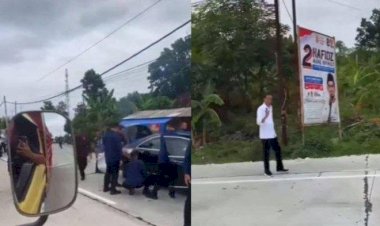 Ban Mobil RI 1 yang Diduga Bocor, Jokowi Jalan Kaki Sapa Warga