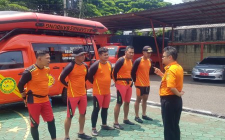 Basarnas Bandung Cari Korban Tenggelam di Bendungan Saguling