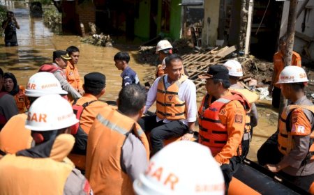 Banjir Majalengka - Sumedang Berangsur Surut