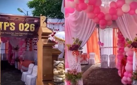 TPS Unik Pemilu 2024, Mulai Konsep Valentine hingga Hajatan
