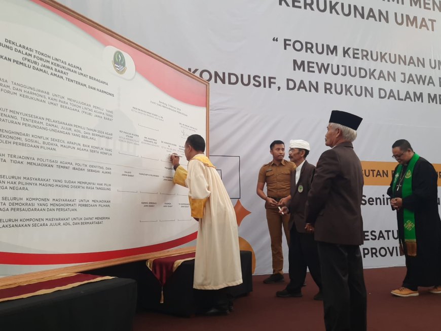 Jelang Pilpres, Tokoh Lintas Agama Deklarasi Pemilu Damai