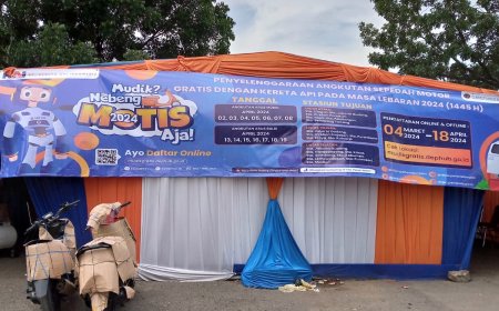 Syarat Pendaftaran Angkutan Motor Gratis Lebaran 2024 di Daop 2 Bandung