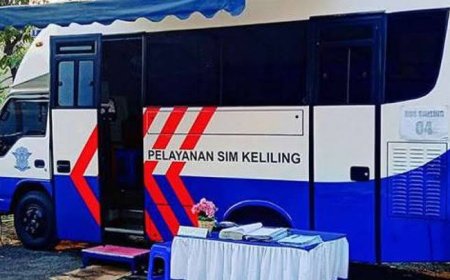 Jadwal SIM Keliling Kota Bandung 18-23 Maret 2024