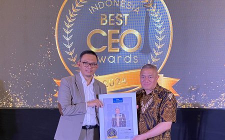 Lima Tahun Berturut-Turut, Mohamad Feriadi Soeprapto Raih Best 50 CEO Awards